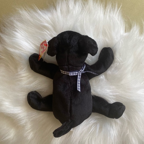 TY original Luke the black lab beanie baby - Picture 6 of 11